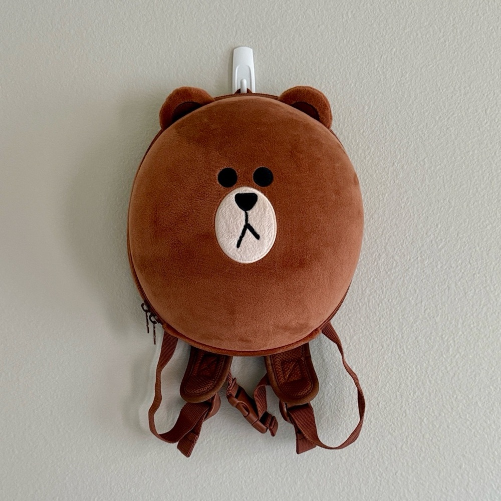 LINE Friends Brown Bear Kid Backpack